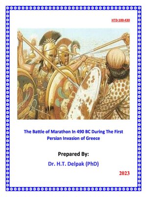 cover image of The Battle of Marathon In 490 BC During the First Persian Invasion of Greece